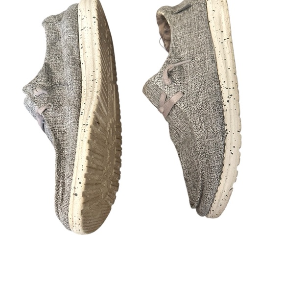 HEYDUDE Wendy Linen Shoes Iron, Gray Size 10 - Picture 5 of 10